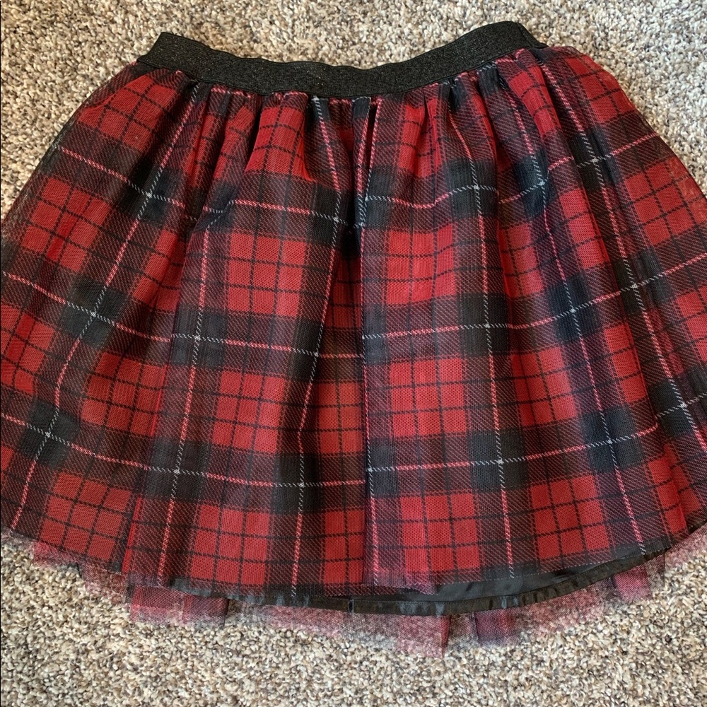 Girls plaid skirt
